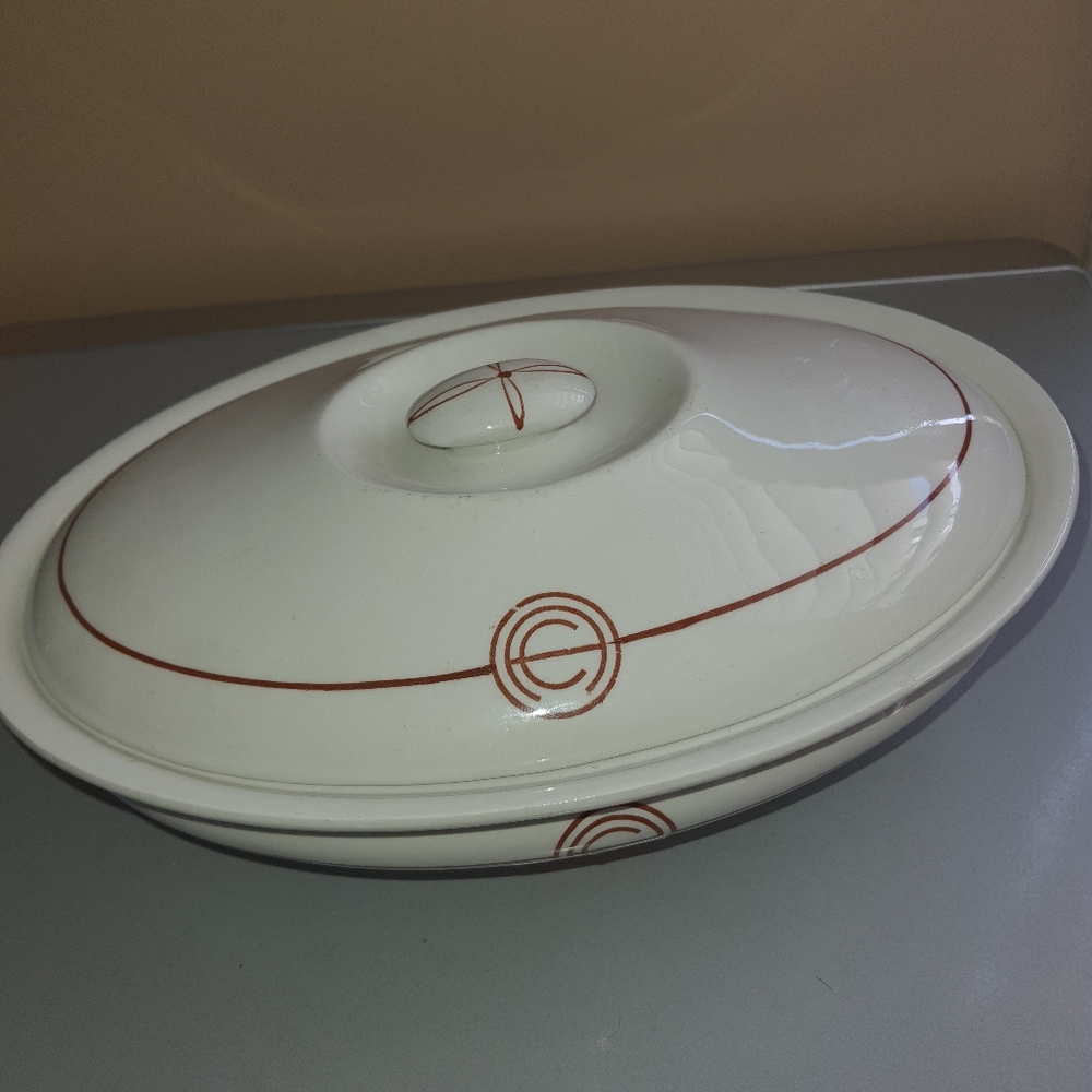 Grindley, England covered bowl